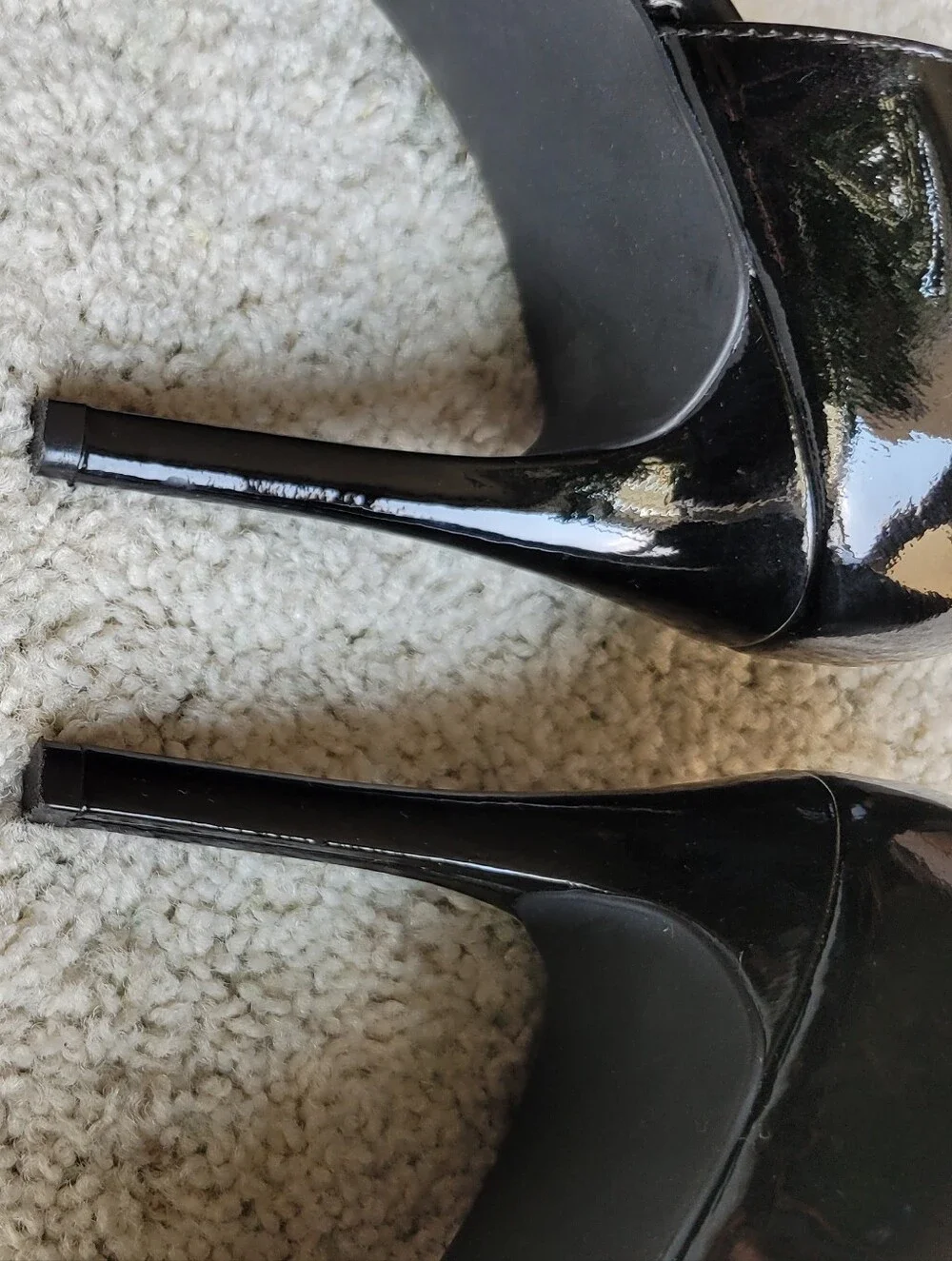 Classic Black Patton Leather Sculptural Heels Michael Kors    Great Condition